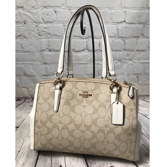 Coach Handbags - SOLD Coach Signature Christie Carryall Satchel